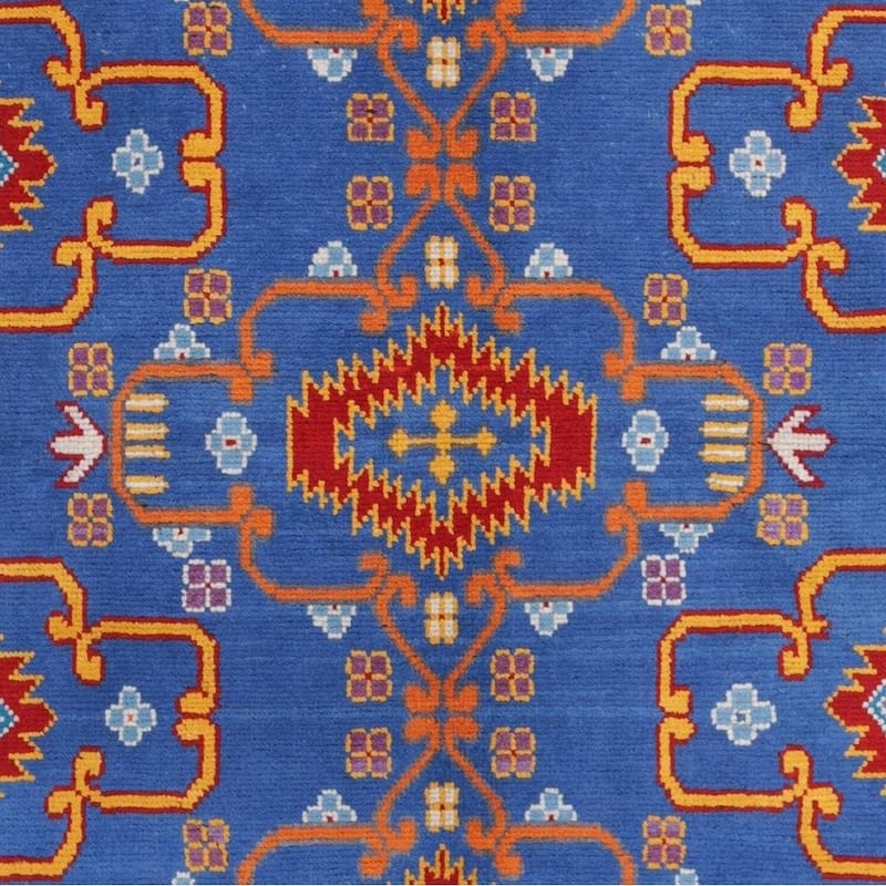 Handmade One-of-a-Kind Kargahi Wool Rug (Afghanistan) - 5'9 x 8'9