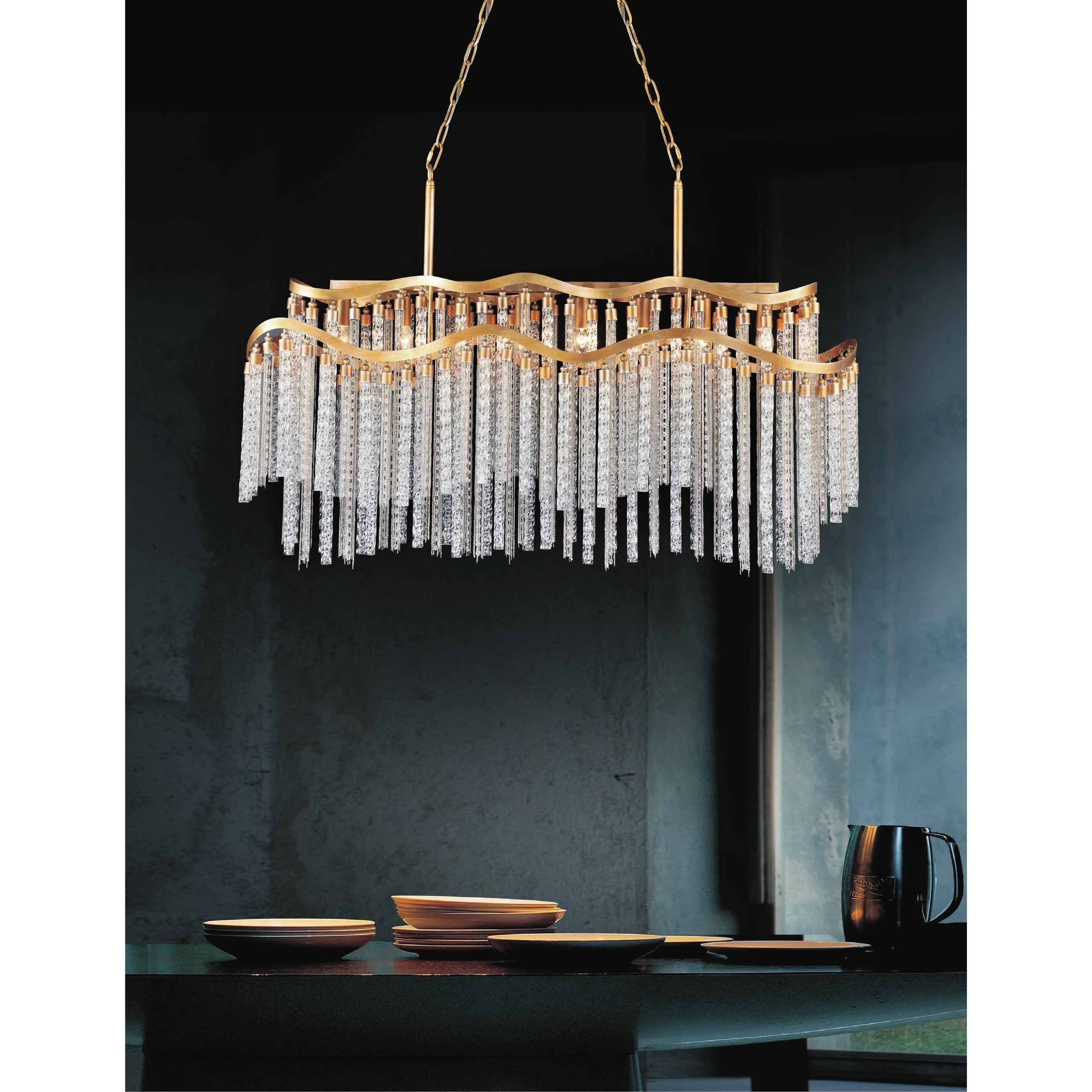 12 Light Chandelier with Gold Finish - Chandeliers For Bedrooms by Overstock.com