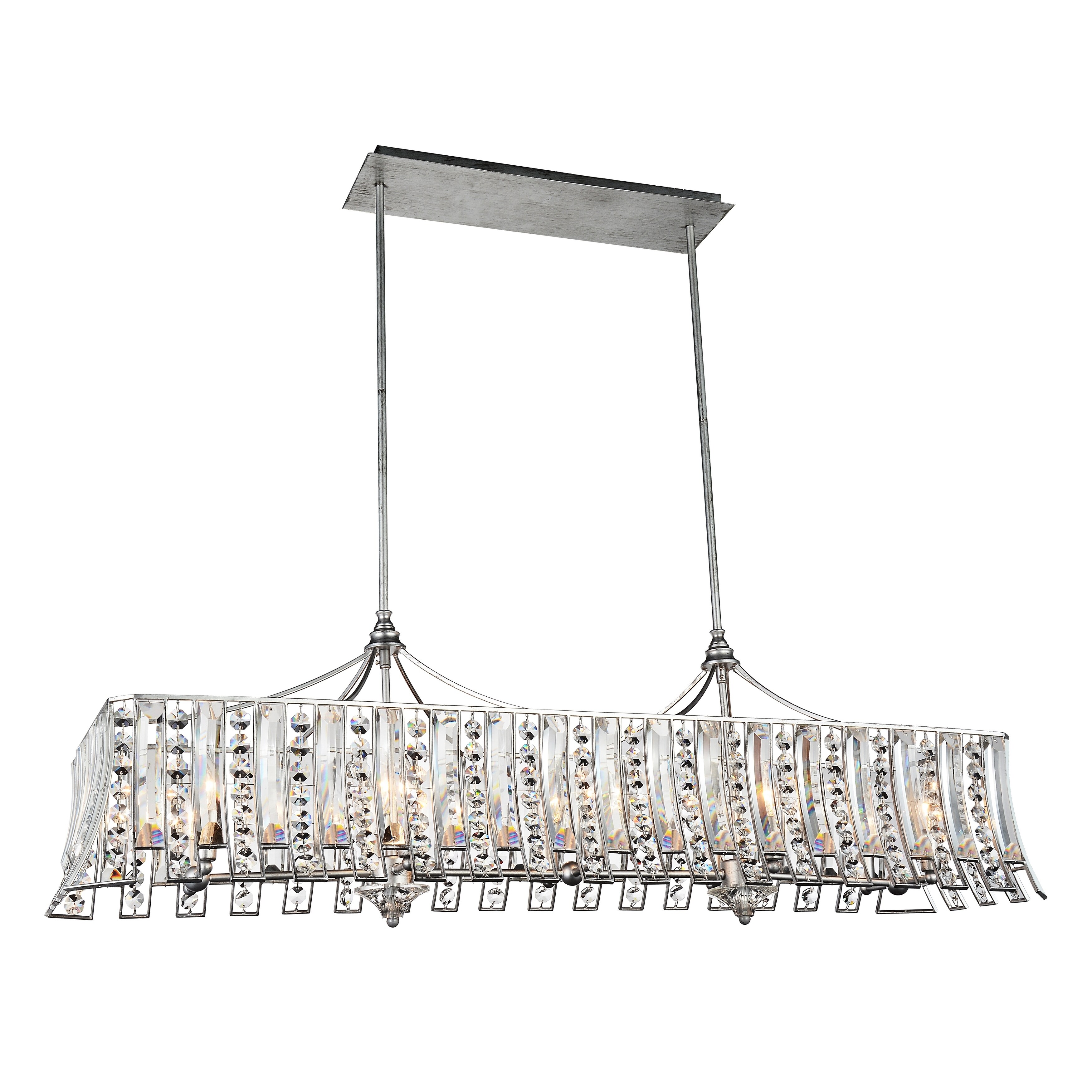 The Gray Barn Braying Hill 10-light Chandelier with Antique Forged Silver Finish - Chandeliers For Bedrooms by Overstock.com