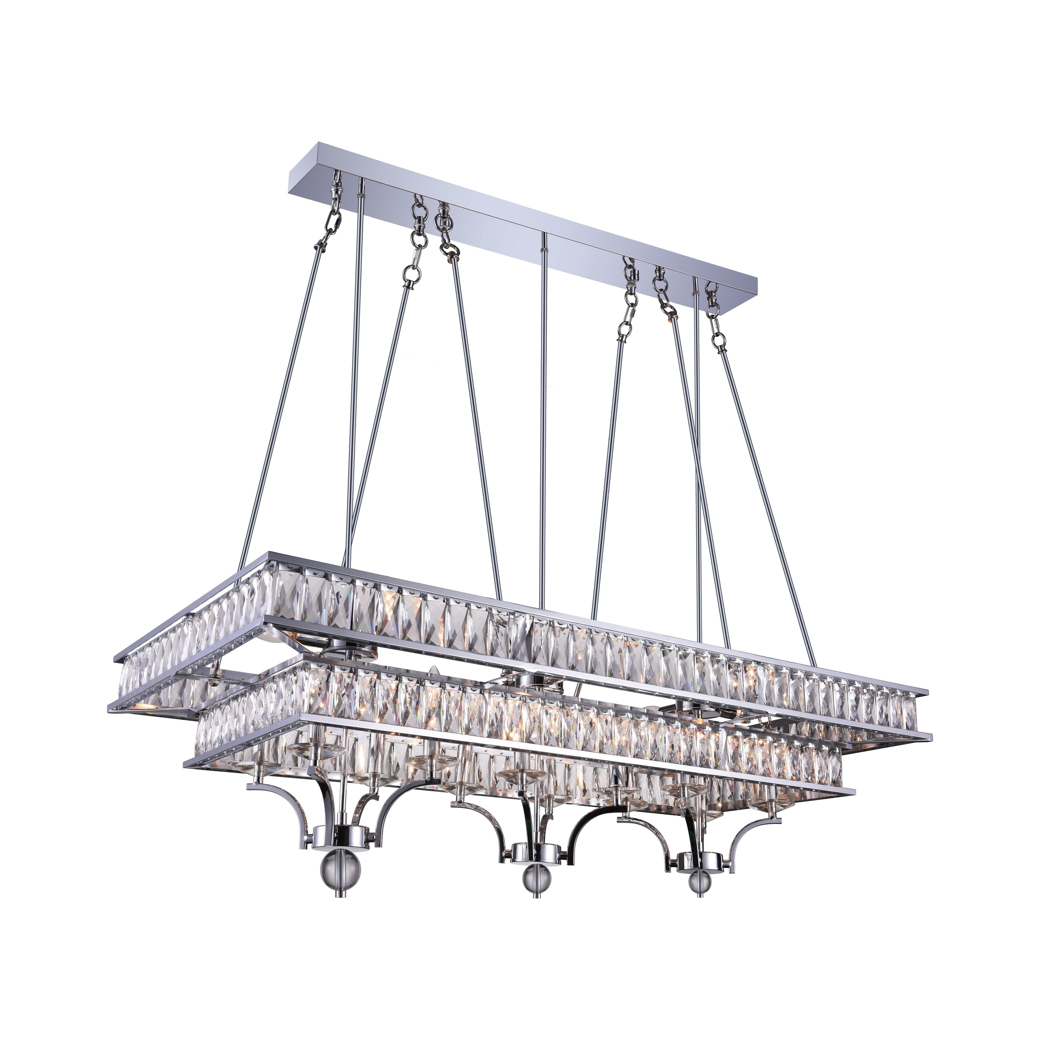 20 Light Chandelier with Chrome Finish - Chandeliers For Bedrooms by Overstock.com