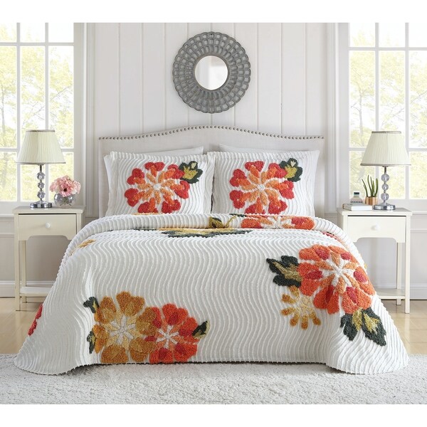 Autumn Chenille Bedspread