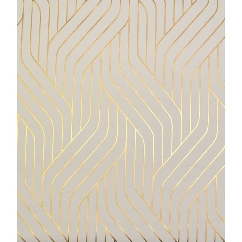 Cooper Ebb And Flow Metallic Wallpaper - 20.8 In. x 32.8 Ft. = 56.9 Sq. Ft.