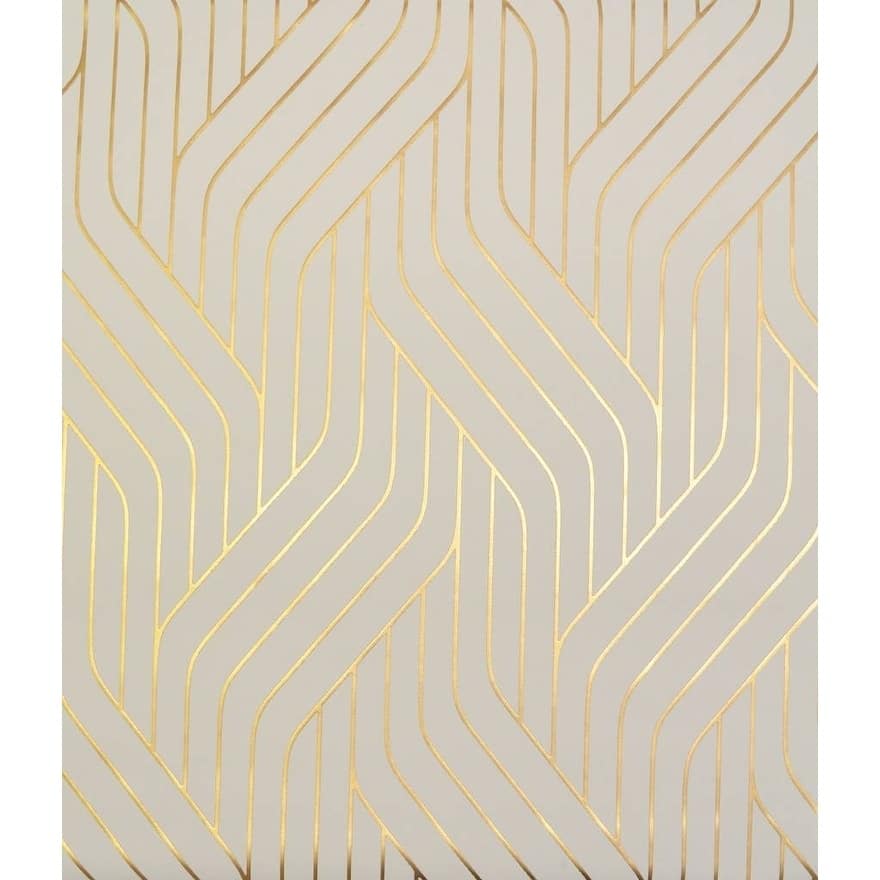 Cooper Ebb And Flow Metallic Wallpaper - 20.8 In. x 32.8 Ft. = 56.9 Sq. Ft.