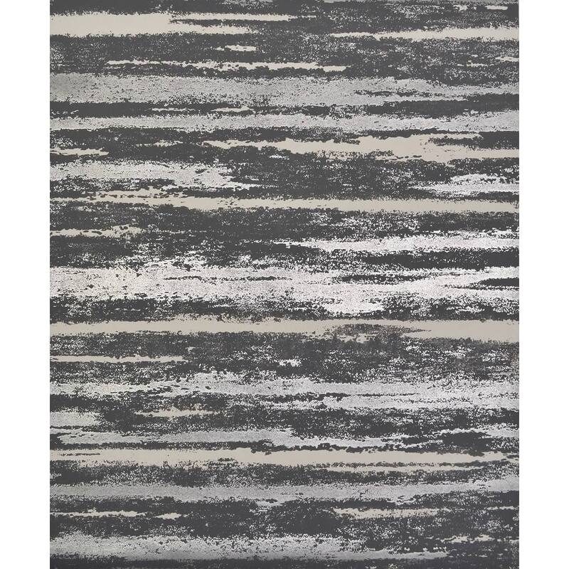 Cooper Atmosphere Wallpaper 20.8 In. x 32.8 Ft. = 56.9 Sq. Ft. - 20.8 In. x 32.8 Ft. = 56.9 Sq. Ft. - Black/silver