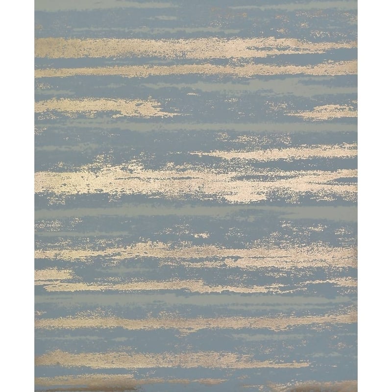 Cooper Atmosphere Wallpaper 20.8 In. x 32.8 Ft. = 56.9 Sq. Ft. - 20.8 In. x 32.8 Ft. = 56.9 Sq. Ft. - Teal/Gold