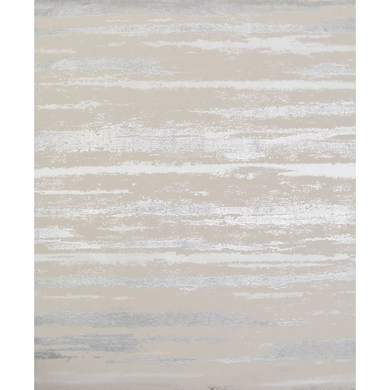 Cooper Atmosphere Wallpaper 20.8 In. x 32.8 Ft. = 56.9 Sq. Ft. - 20.8 In. x 32.8 Ft. = 56.9 Sq. Ft. - Beige/Silver