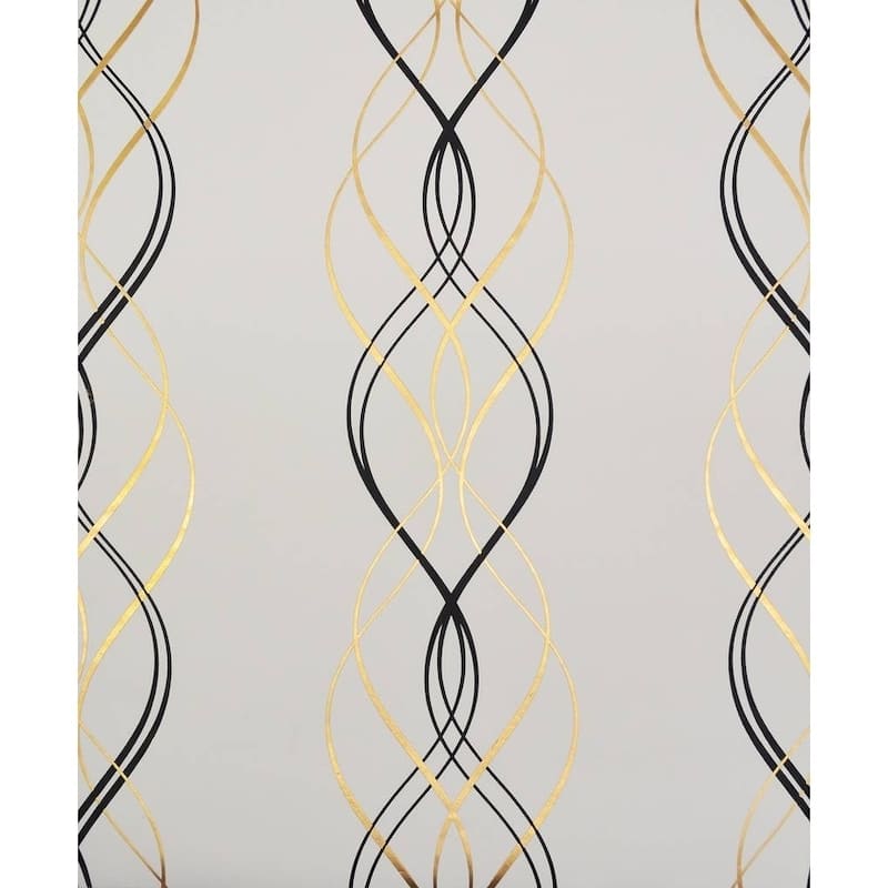 Cooper Aurora 56.9 Square Foot Geometric Modern Wallpaper