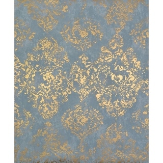 Cooper Stargazer Damask Pattern 56.9-Square Foot Wallpaper - 20.8 In. x 32.8 Ft. = 56.9 Sq. Ft.