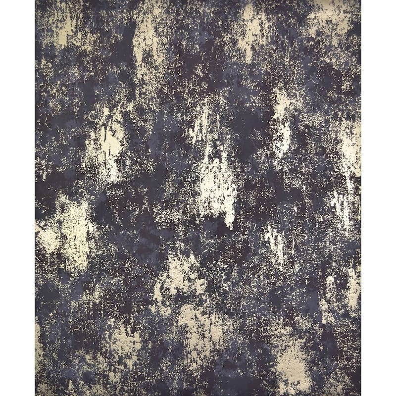 Cooper Nebula Wallpaper Roll (56.9 sq. ft.) - 20.8 In. x 32.8 Ft. = 56.9 Sq. Ft. - Plum/Gold