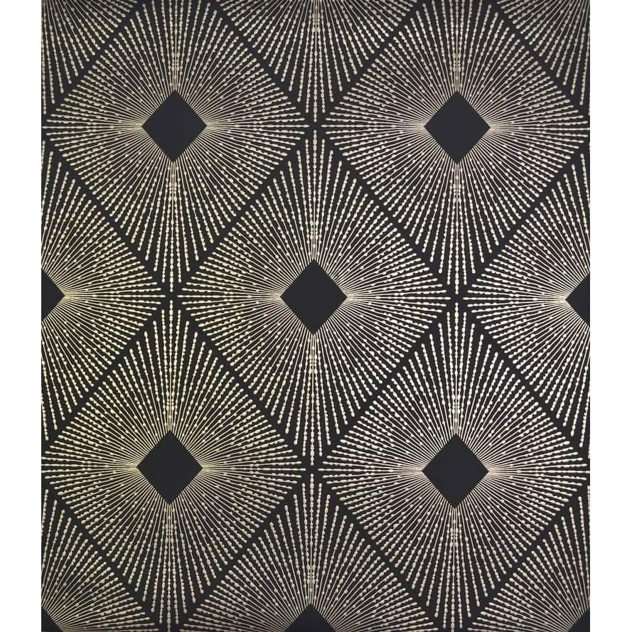Cooper Harlowe 56.9 Square Foot Glam Metallic Look Geometric Wallpaper - 20.8 In. x 32.8 Ft. = 56.9 Sq. Ft.