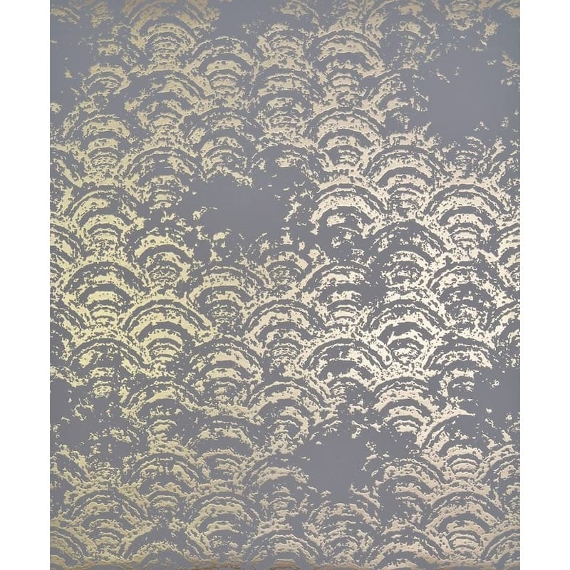 Cooper Eclipse Wallpaper 20.8 In. x 32.8 Ft. = 56.9 Sq. Ft. - Grey/Gold