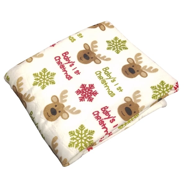 BOON Christmas Baby Microplush Blanket