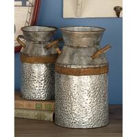 The Gray Barn Jartop Decorative Metal Milk Can