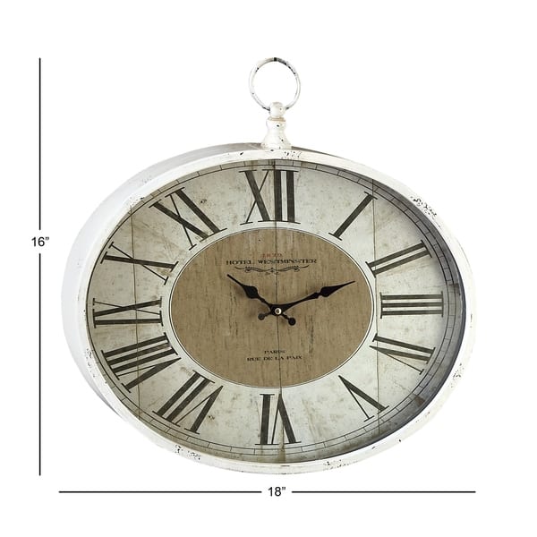 The Gray Barn Jartop Metal 16-inch x 18-inch Wall Clock - Bed Bath ...