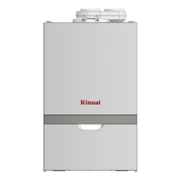 Rinnai Condensing Boiler (Boiler Max HTG Btu 90K DHW 160K Combi NG) M090CN White