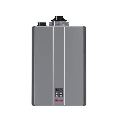 Rinnai Tankless Water Heater (Int CTWH 199k Btu 11gpm max w/Valve) Silver