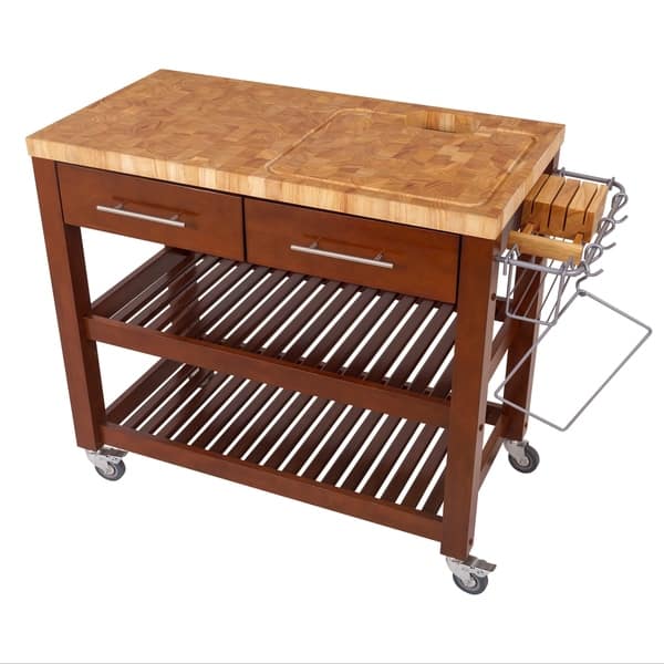 Shop Chris Chris Pro Chef Espresso Wood Steel Kitchen