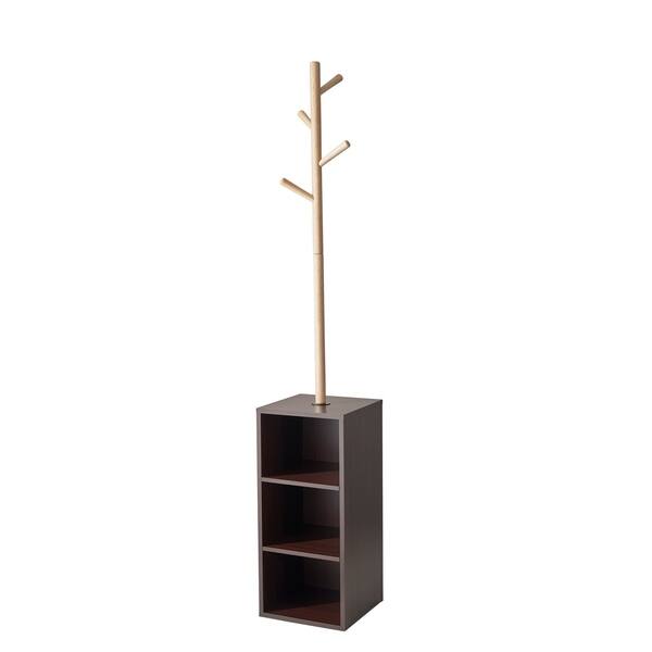 slide 2 of 5, Adesso Hutch Storage Coat Rack