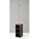 preview thumbnail 2 of 3, Adesso Hutch Storage Coat Rack