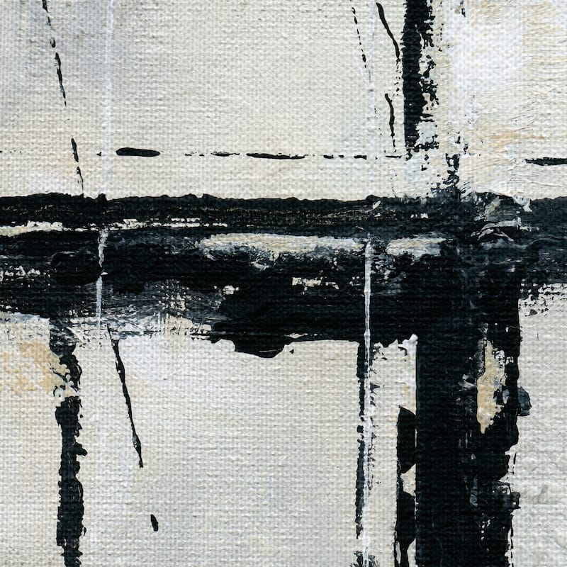 Urban Across Bridge Abstract by Nan Wrapped Canvas Painting Art Print
