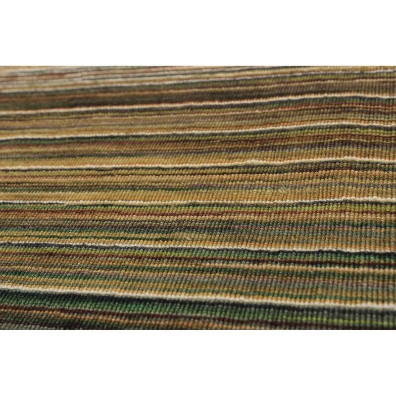 Flat-weave Manhattan Blue, Red Wool Kilim