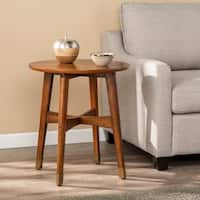 Harper Blvd Morgenstern Round Midcentury Modern End Table