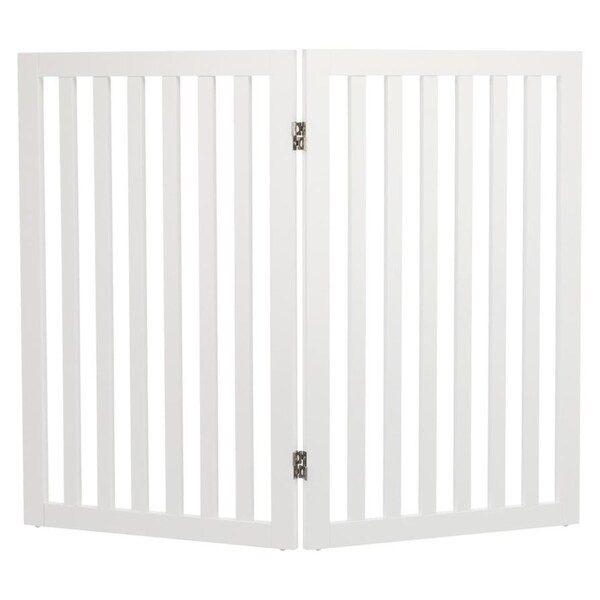 Shop TRIXIE Wooden 2Panel Pet Gate Extension (white) White Free Shipping Today Overstock