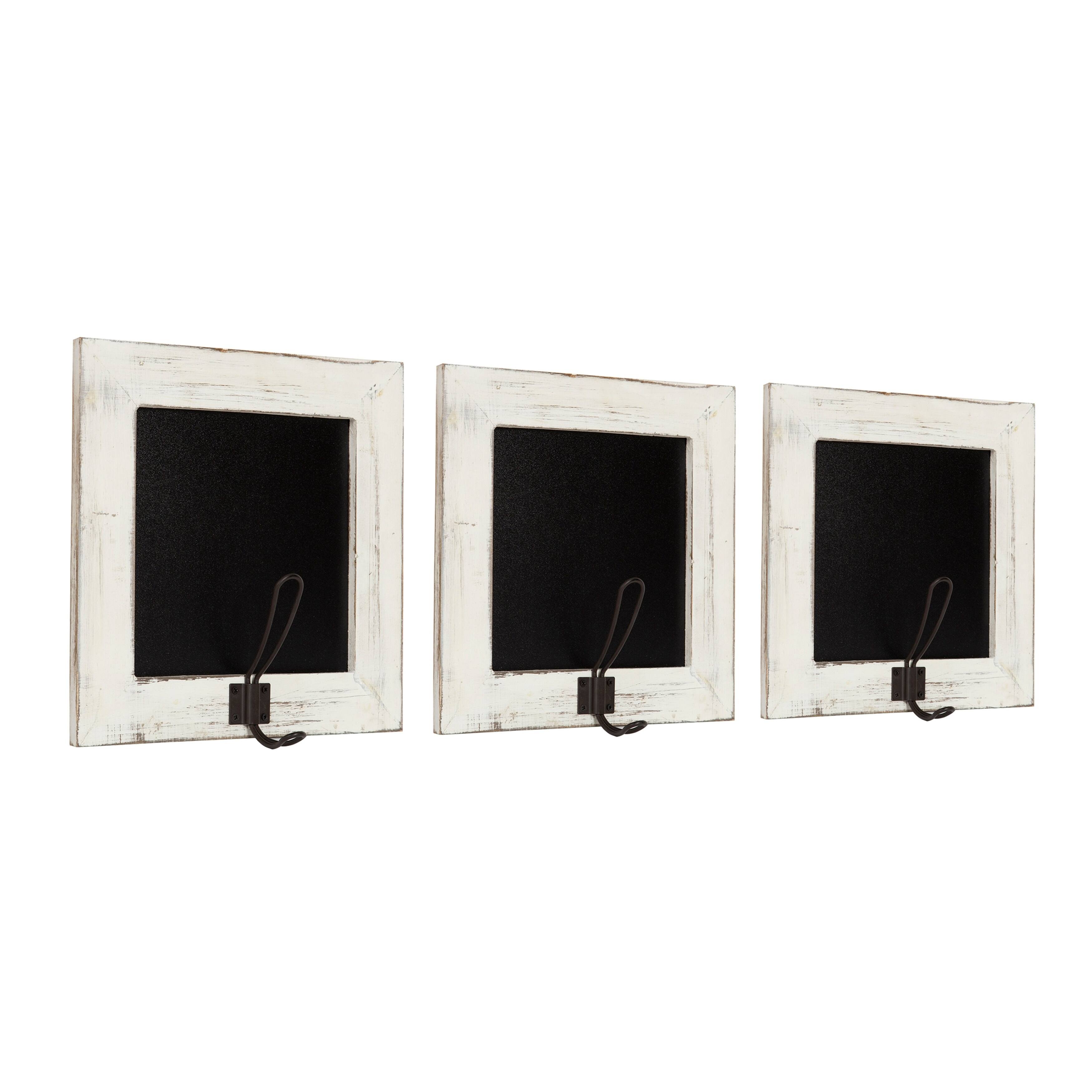 Kate and Laurel Jeran Wall Mounted Wood Chalkboards 3 Piece Set 3