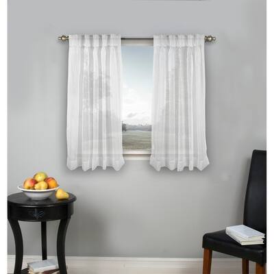 Buy White 45 Inches Curtains Drapes Online At Overstock Our
