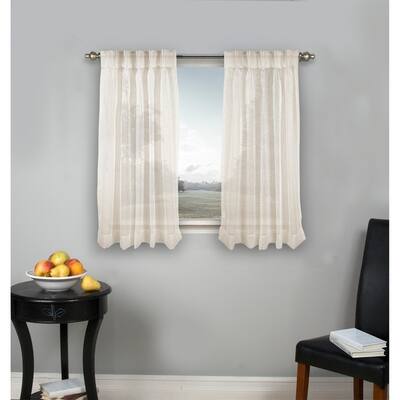 Buy Ivory Pinch Pleat Sheer Curtains Online At Overstock Our