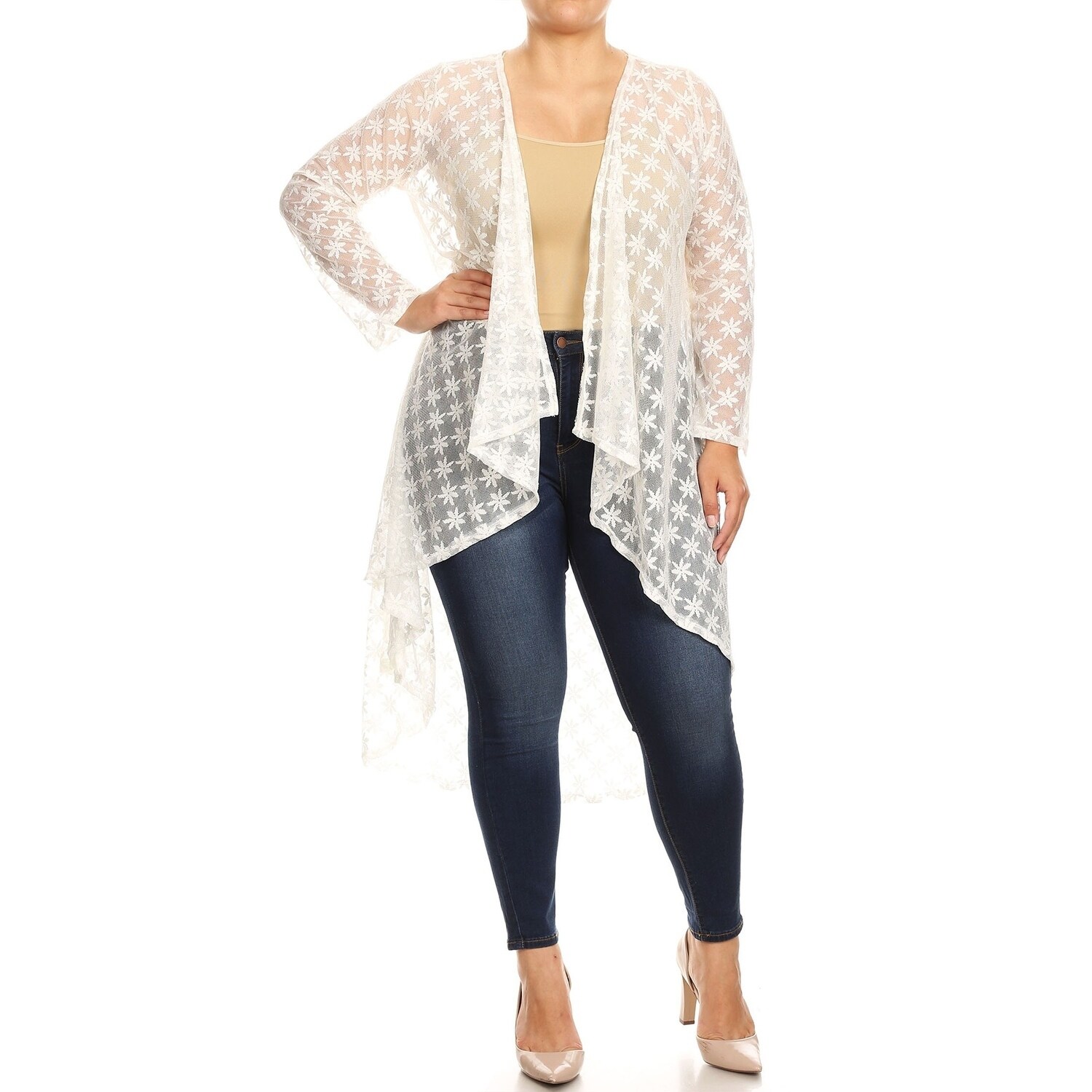 sheer lightweight cardigan