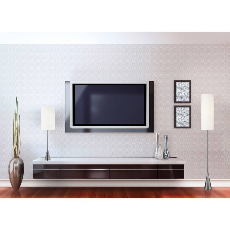 Adesso Bella 37 inch Black Nickel Table Lamp