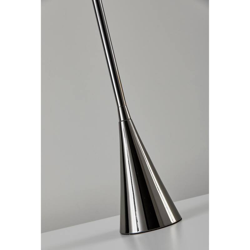 Adesso Bella 37 inch Black Nickel Table Lamp
