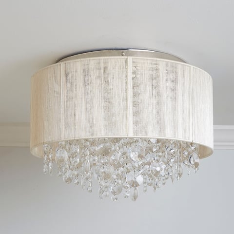 1 To 3 Fabric Flush Mount Lights Find Great Ceiling Lighting