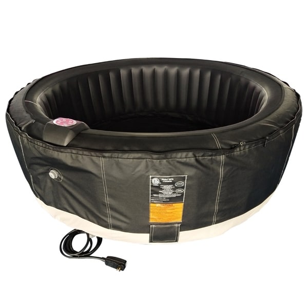 Shop Aleko Round Inflatable Hot Tub With Cover 6 Person 265