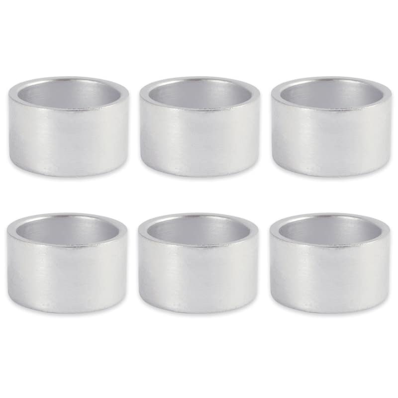 Design Imports Round Painted Acrylic Kitchen Napkin Ring Set (Set of 6)