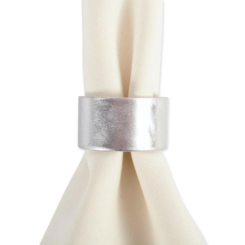 Design Imports Round Painted Acrylic Kitchen Napkin Ring Set (Set of 6)
