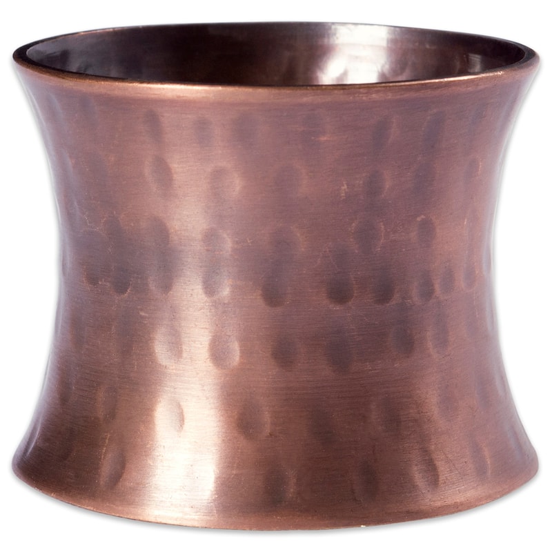 Design Imports Hammered Kitchen Napkin Ring Set (Set of 12)
