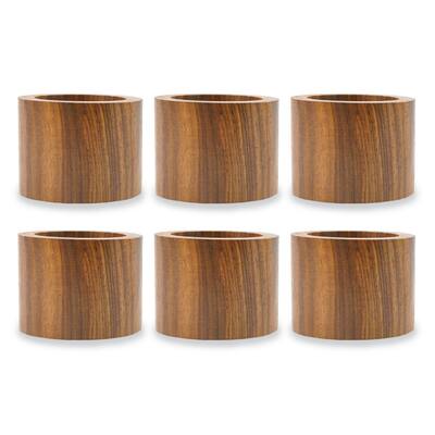 Design Imports Wood Band Napkin Ring Set (Set of 6)