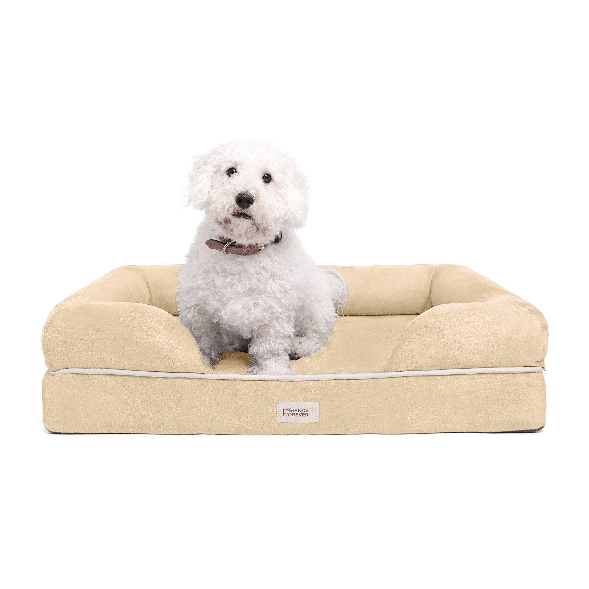Shop Black Friday Deals On Friends Forever Hastings Pet Couch With Solid Memory Foam On Sale Overstock 22703236 Small Grey