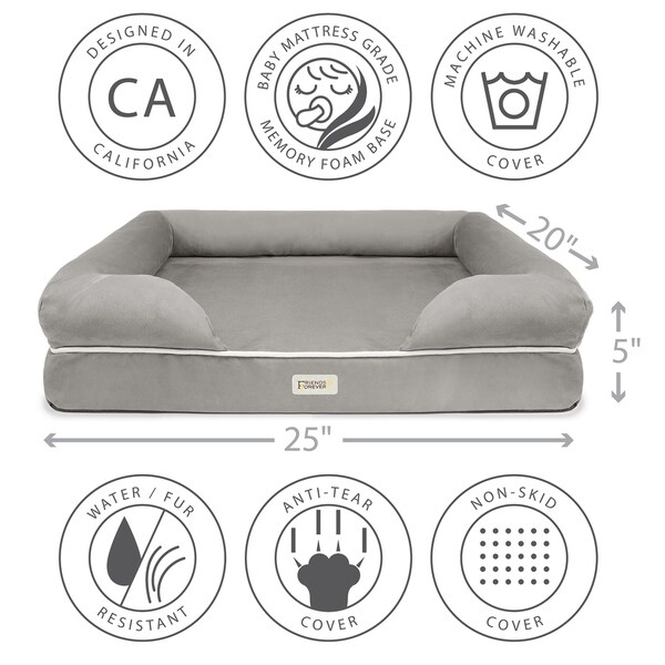 friends forever dog bed medium