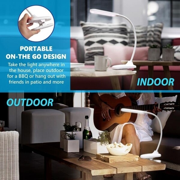 clip on led desk light