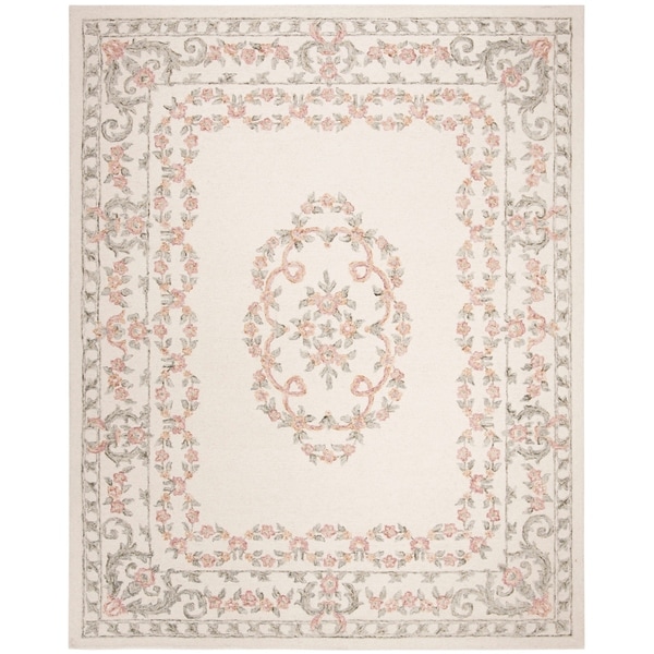 Safavieh Handmade Aubusson Kattie Traditional Oriental Wool Rug