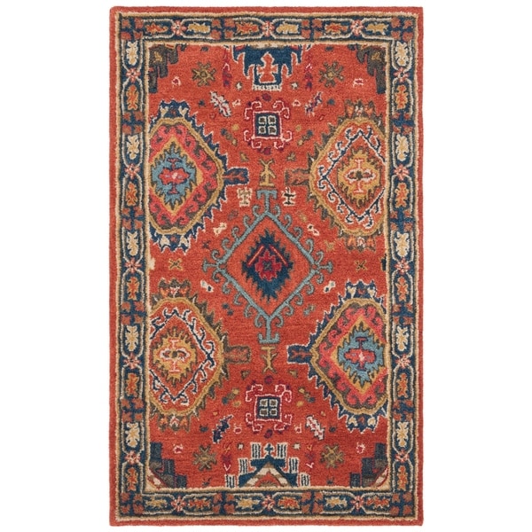 Safavieh Handmade Heritage Kindra Traditional Oriental Wool Rug