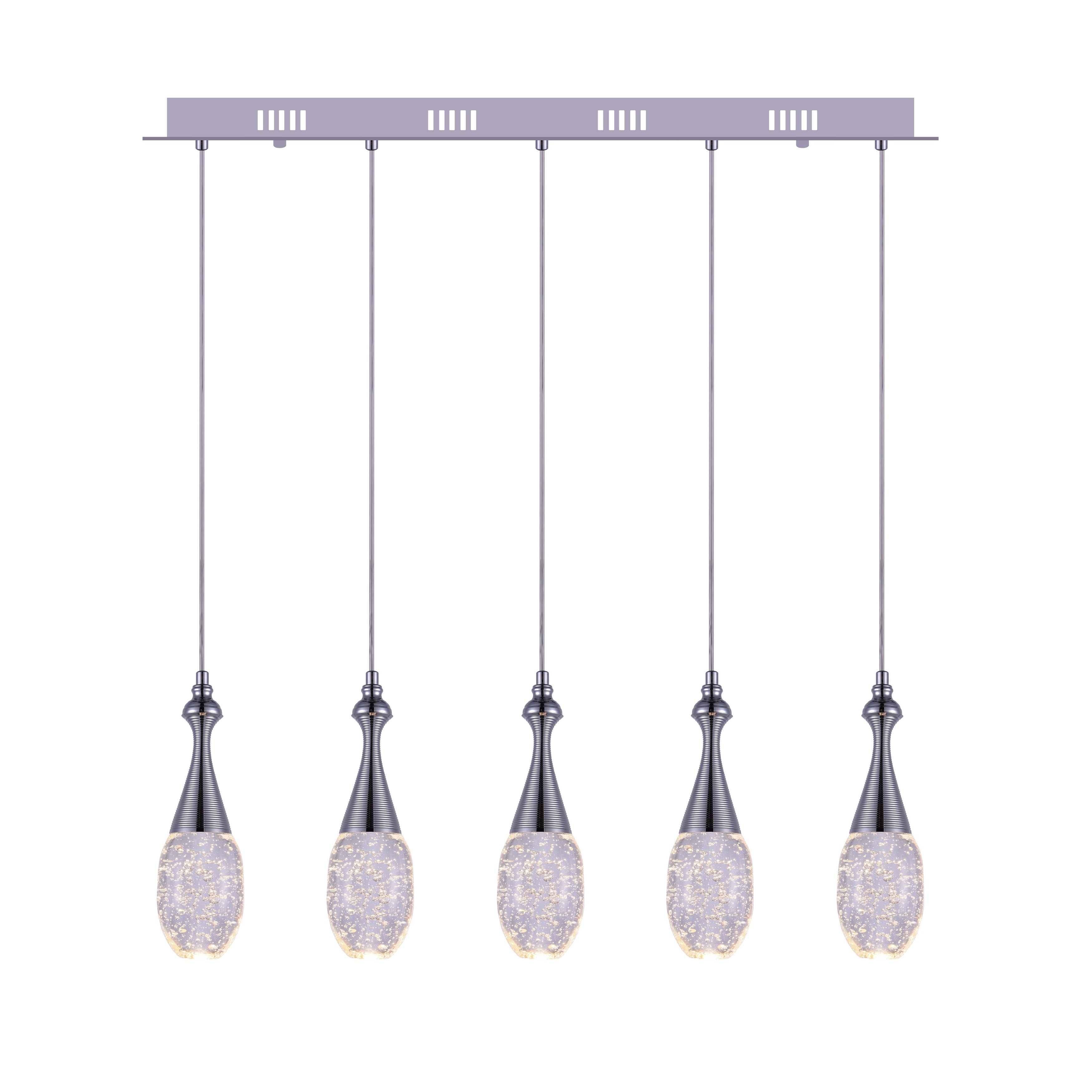 5 Light Chandelier with Chrome Finish - Chandeliers For Bedrooms by Overstock.com