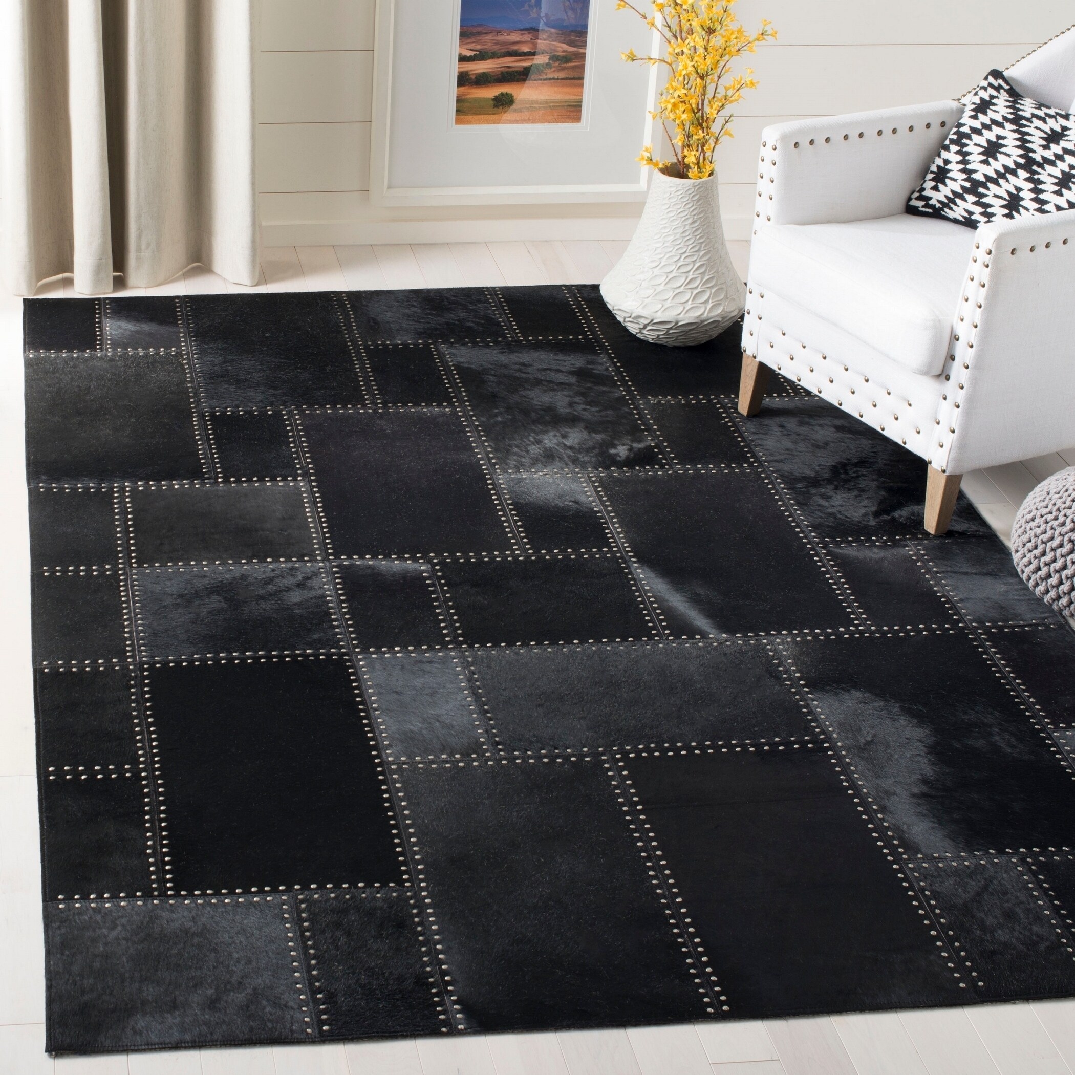 Safavieh Handmade Studio Leather Milja Modern Rug