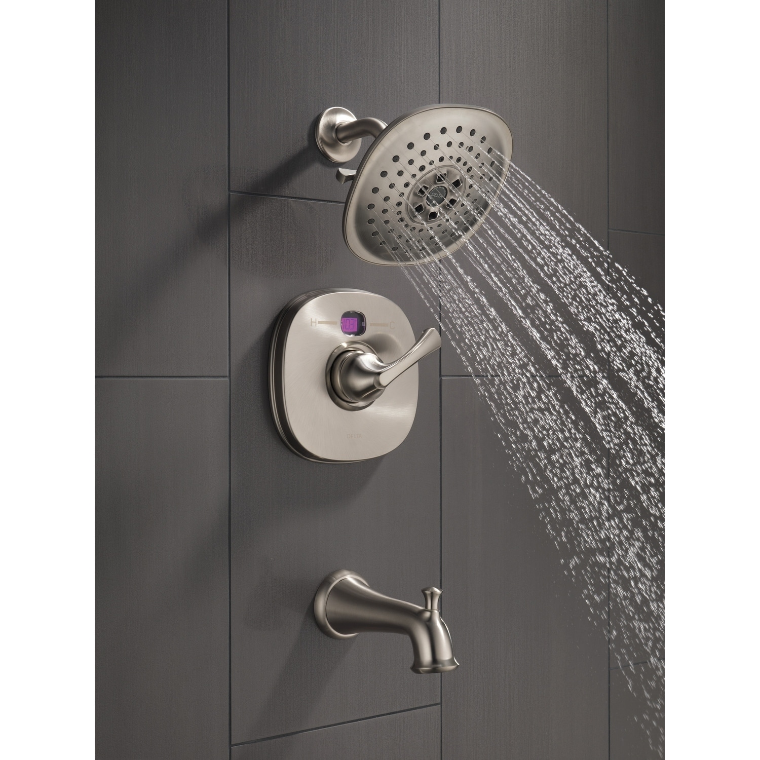 AFA Stainless 8 Rain Shower Head With Extension Arm