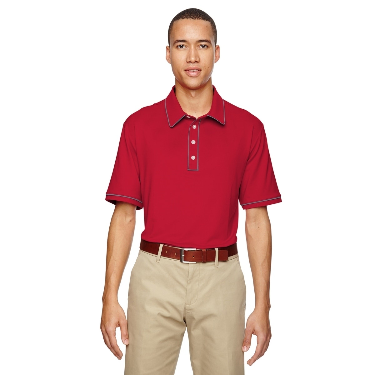 adidas men's puremotion piped polo