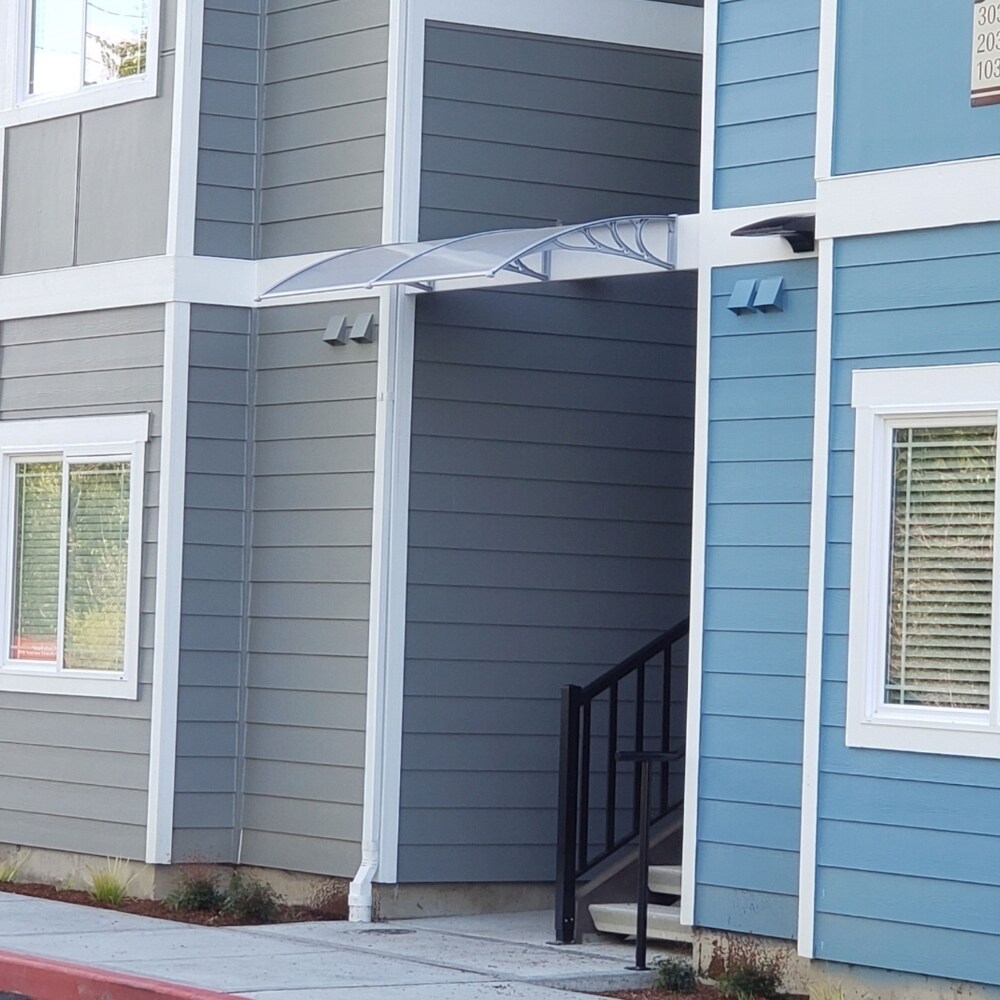 Shop Aleko Polycarbonate Window Awning Front Door Canopy 40 X 80