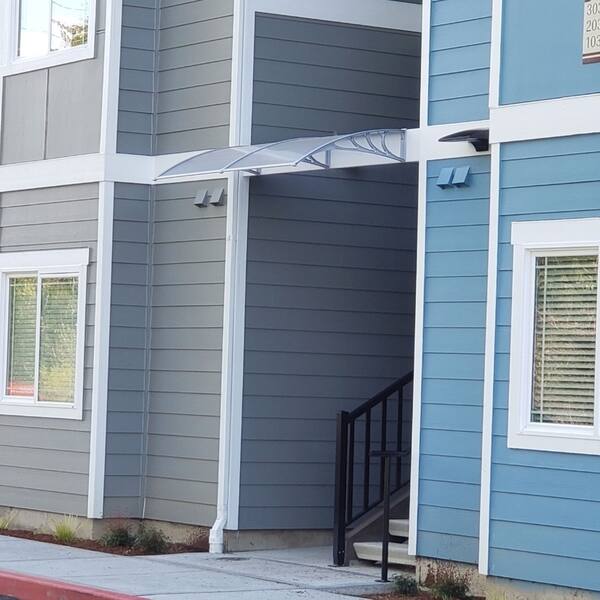 Shop Aleko Polycarbonate Window Awning Front Door Canopy 40 X 80